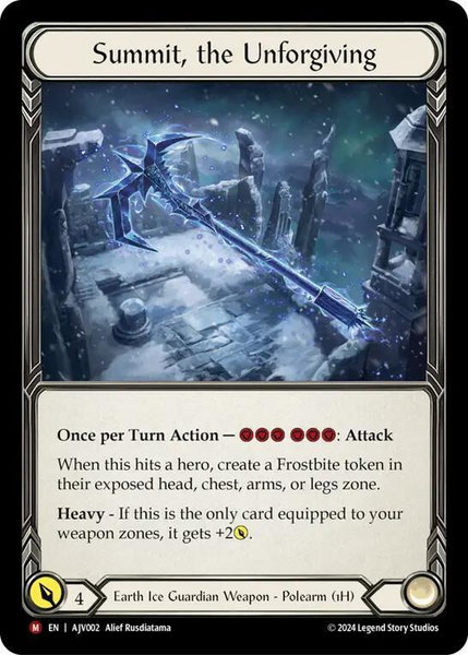Summit, the Unforgiving - Armory Deck: Jarl Vetreidi Flesh and Blood trading card