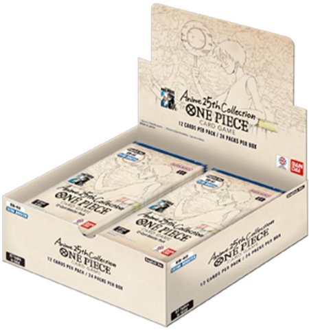 Extra Booster: Anime 25th Collection Box - Extra Booster: Anime 25th Collection One Piece trading card