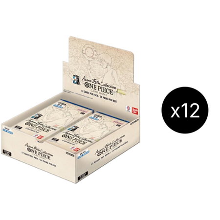 Extra Booster: Anime 25th Collection Box Case - Extra Booster: Anime 25th Collection One Piece trading card
