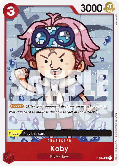 Koby (Reprint) - Premium Booster -The Best- One Piece trading card
