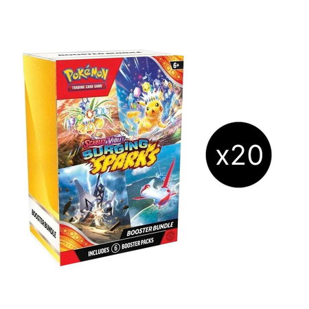 Surging Sparks Booster Bundle Case (LGS) - SV08: Surging Sparks Pokémon trading card