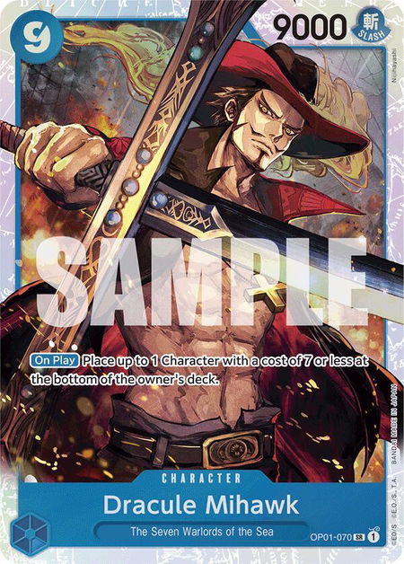 Dracule Mihawk (OP01-070) (Reprint) - Premium Booster -The Best- One Piece trading card