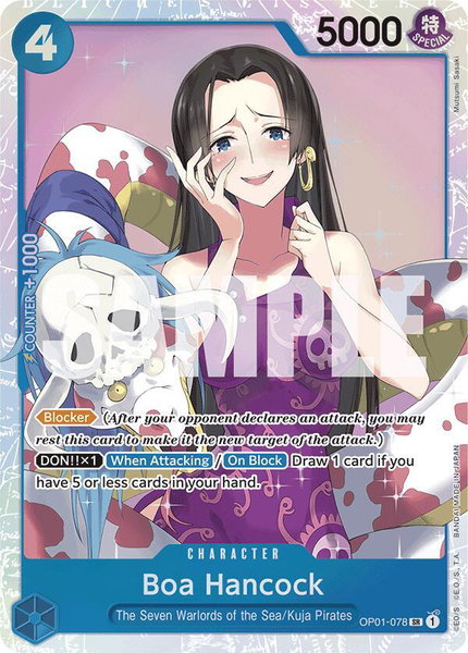 Boa Hancock (OP01-078) (Reprint) trading card from Premium Booster -The Best- Boa Hancock (OP01-078) (Reprint) - Premium Booster -The Best- One Piece trading card
