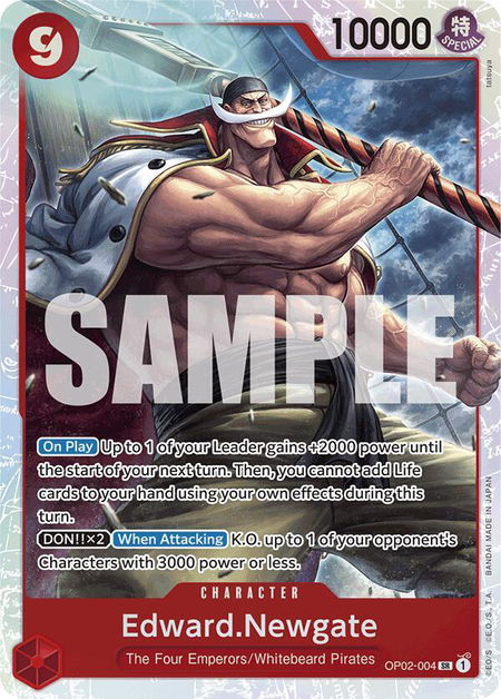 Edward.Newgate (Reprint) - Premium Booster -The Best- One Piece trading card
