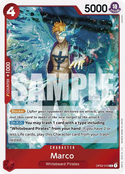 Marco (Reprint) trading card from Premium Booster -The Best- Marco (Reprint) - Premium Booster -The Best- One Piece trading card