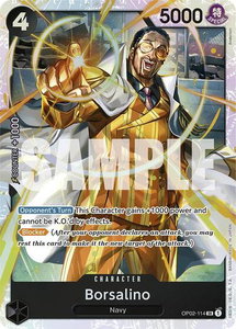 Borsalino (Reprint) - Premium Booster -The Best- (PRB-01) #OP02-114 - Super Rare One Piece Trading Card