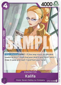 Kalifa (Reprint) - Premium Booster -The Best- (PRB-01) #OP03-060 - Uncommon One Piece Trading Card