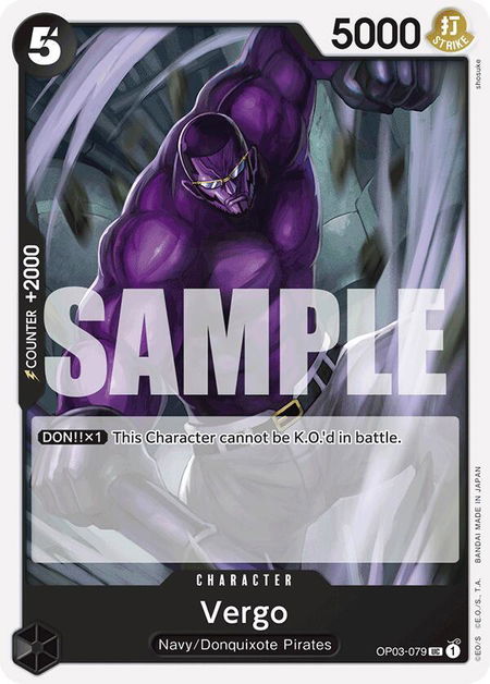 Vergo (Reprint) - Premium Booster -The Best- One Piece trading card