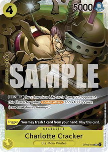 Charlotte Cracker (Reprint) - Premium Booster -The Best- (PRB-01) #OP03-108 - Super Rare One Piece Trading Card