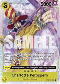 Charlotte Perospero (Reprint) - Premium Booster -The Best- (PRB-01) #OP03-113 - Super Rare One Piece Trading Card