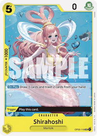 Shirahoshi (OP03-116) (Reprint) - Premium Booster -The Best- (PRB-01) #OP03-116 - Uncommon One Piece Trading Card