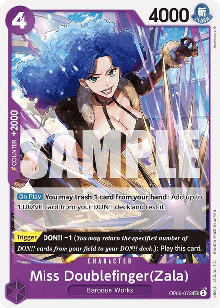 Miss Doublefinger(Zala) (Reprint) - Premium Booster -The Best- One Piece trading card