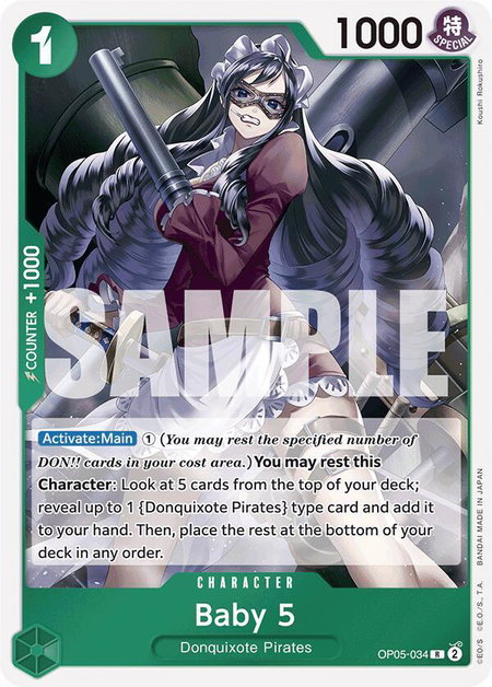 Baby 5 (OP05-034) (Reprint) - Premium Booster -The Best- One Piece trading card