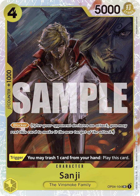 Sanji (Reprint) - Premium Booster -The Best- One Piece trading card