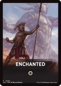 Enchanted Theme Card - Foundations Jumpstart (J25) #3 - Token Magic: The Gathering Trading Card