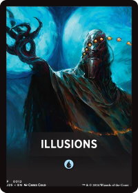 Illusions Theme Card - Foundations Jumpstart (J25) #12 - Token Magic: The Gathering Trading Card