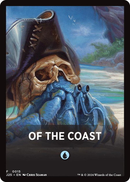 Of The Coast Theme Card - Foundations Jumpstart Magic: The Gathering trading card