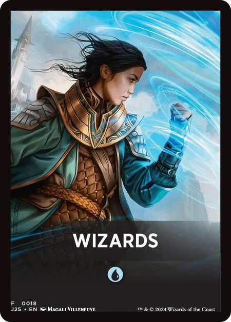 Wizards Theme Card trading card from Foundations Jumpstart Wizards Theme Card - Foundations Jumpstart Magic: The Gathering trading card