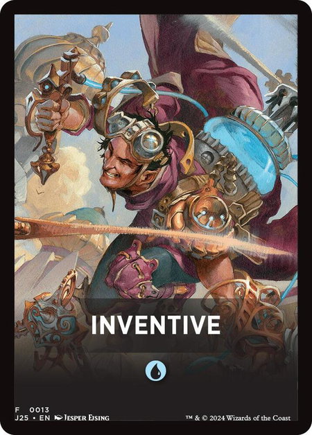 Inventive Theme Card trading card from Foundations Jumpstart Inventive Theme Card - Foundations Jumpstart Magic: The Gathering trading card