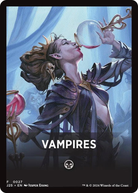 Vampires Theme Card trading card from Foundations Jumpstart Vampires Theme Card - Foundations Jumpstart Magic: The Gathering trading card