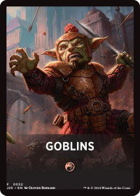 Goblins Theme Card - Foundations Jumpstart (J25) #32 - Token Magic: The Gathering Trading Card