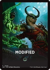 Modified Theme Card - Foundations Jumpstart (J25) #45 - Token Magic: The Gathering Trading Card