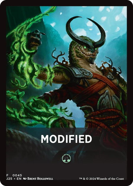 Modified Theme Card trading card from Foundations Jumpstart Modified Theme Card - Foundations Jumpstart Magic: The Gathering trading card