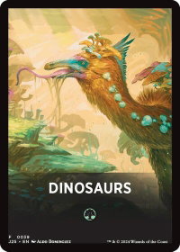 Dinosaurs Theme Card - Foundations Jumpstart (J25) #39 - Token Magic: The Gathering Trading Card