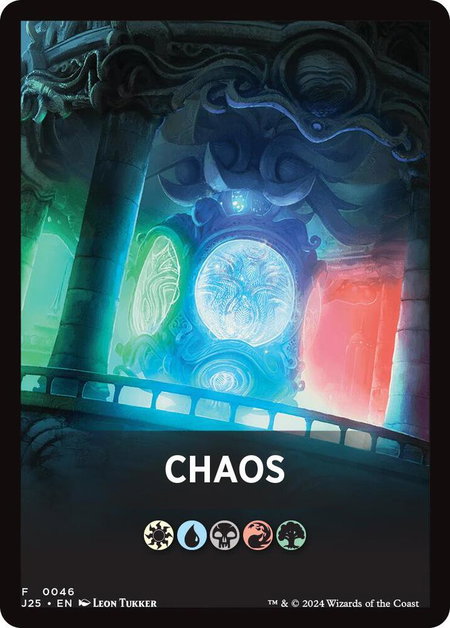 Chaos Theme Card trading card from Foundations Jumpstart Chaos Theme Card - Foundations Jumpstart Magic: The Gathering trading card