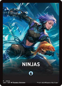 Ninjas Theme Card - Foundations Jumpstart (J25) #14 - Token Magic: The Gathering Trading Card