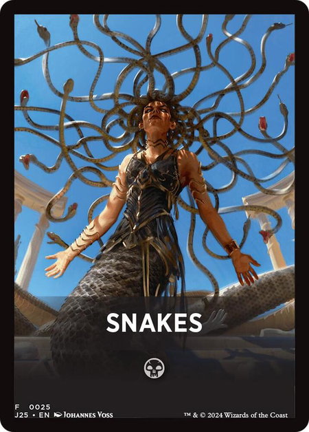Snakes Theme Card trading card from Foundations Jumpstart Snakes Theme Card - Foundations Jumpstart Magic: The Gathering trading card