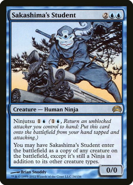 Sakashima's Student - Planechase 2012 Magic: The Gathering trading card