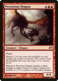 Preyseizer Dragon - Planechase 2012 (PC2) #50 - Rare Magic: The Gathering Trading Card