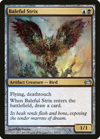 Baleful Strix - Planechase 2012 (PC2) #82 - Uncommon Magic: The Gathering Trading Card
