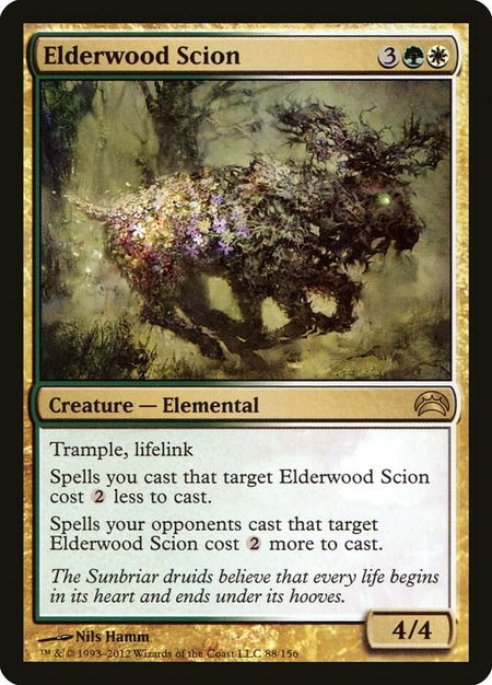 Elderwood Scion - Planechase 2012 Magic: The Gathering trading card
