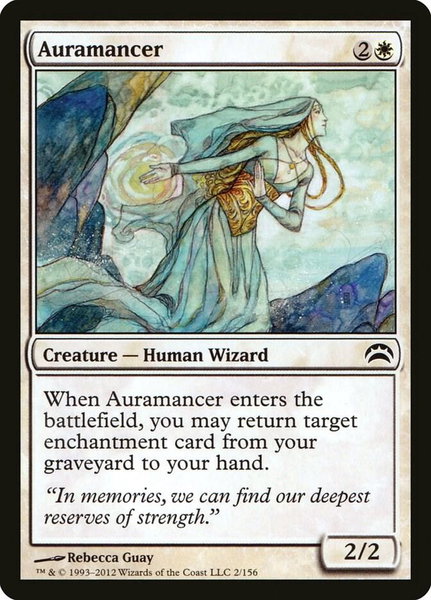 Auramancer - Planechase 2012 Magic: The Gathering trading card