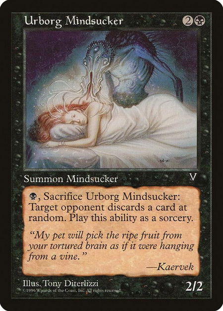 Urborg Mindsucker - Visions Magic: The Gathering trading card