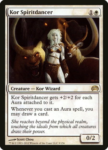 Kor Spiritdancer - Planechase 2012 Magic: The Gathering trading card