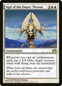 Sigil of the Empty Throne - Planechase 2012 (PC2) #11 - Rare Magic: The Gathering Trading Card