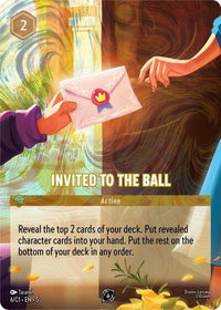 Invited to the Ball - Disney Lorcana Promo Cards (DLPC) #6 - Promo Disney Lorcana Trading Card