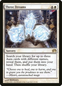 Three Dreams - Planechase 2012 (PC2) #13 - Rare Magic: The Gathering Trading Card