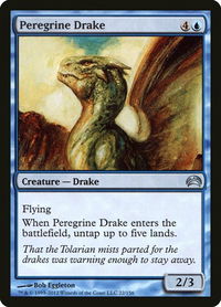 Peregrine Drake - Planechase 2012 (PC2) #22 - Uncommon Magic: The Gathering Trading Card