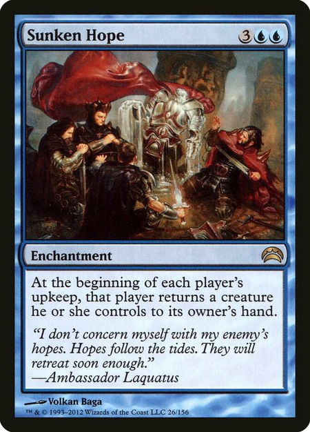 Sunken Hope - Planechase 2012 Magic: The Gathering trading card