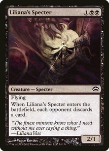 Liliana's Specter - Planechase 2012 (PC2) #34 - Common Magic: The Gathering Trading Card