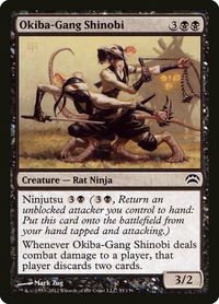Okiba-Gang Shinobi - Planechase 2012 (PC2) #35 - Common Magic: The Gathering Trading Card
