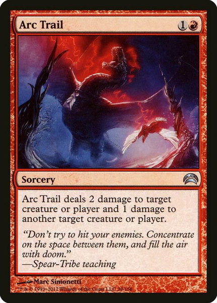 Arc Trail - Planechase 2012 Magic: The Gathering trading card