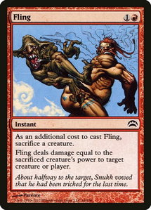Fling - Planechase 2012 (PC2) #44 - Common Magic: The Gathering Trading Card