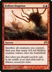 Hellion Eruption - Planechase 2012 (PC2) #45 - Rare Magic: The Gathering Trading Card