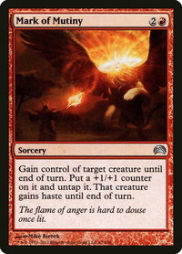 Mark of Mutiny - Planechase 2012 (PC2) #47 - Uncommon Magic: The Gathering Trading Card