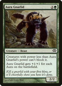 Aura Gnarlid - Planechase 2012 (PC2) #55 - Common Magic: The Gathering Trading Card